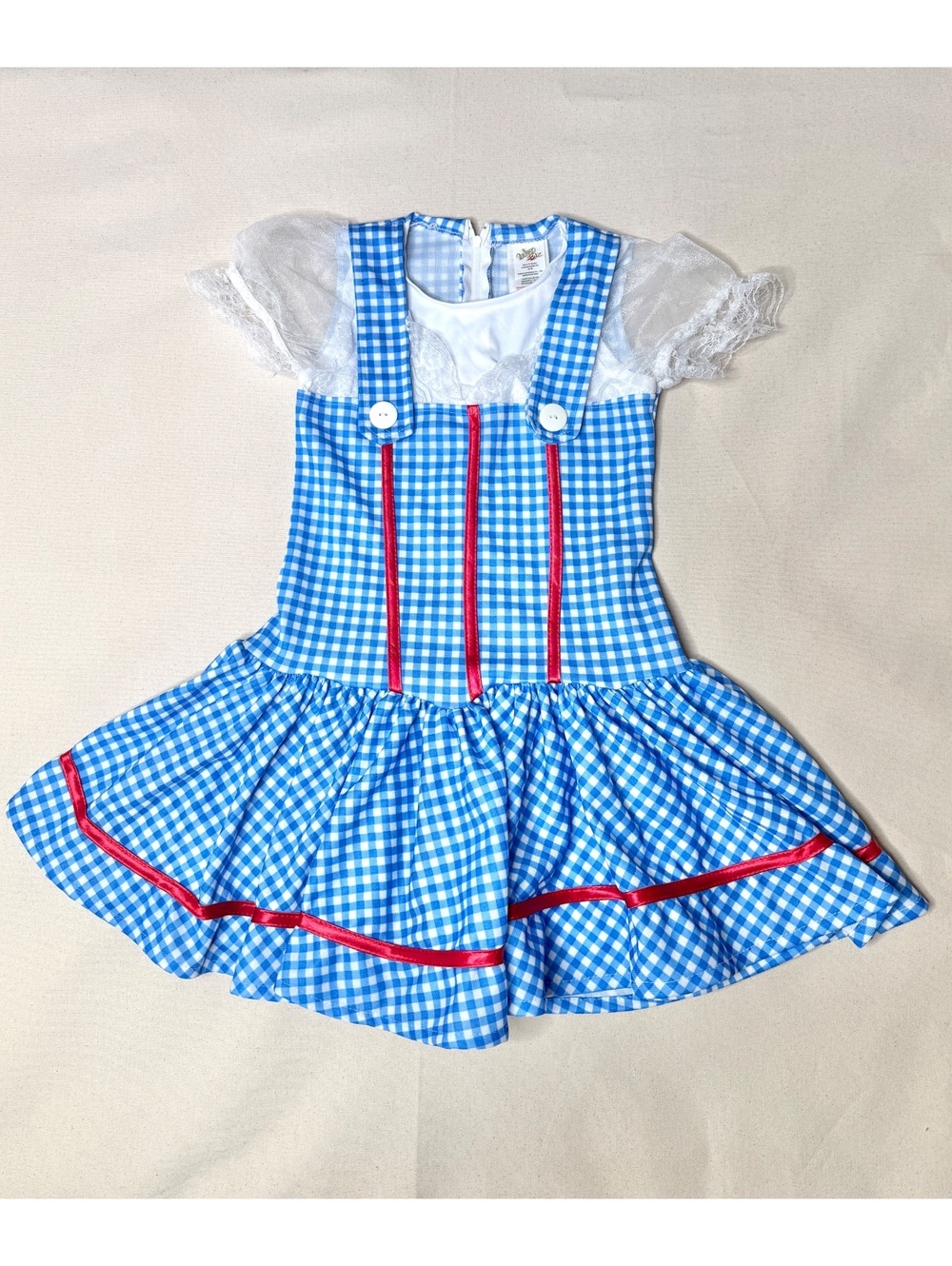 Rubie’s Wizard of Oz Dorothy Costume Dress Adult Medium Blue Gingham